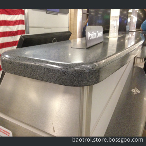 advertising display countertop/modified Solid surface advertisement/display stand